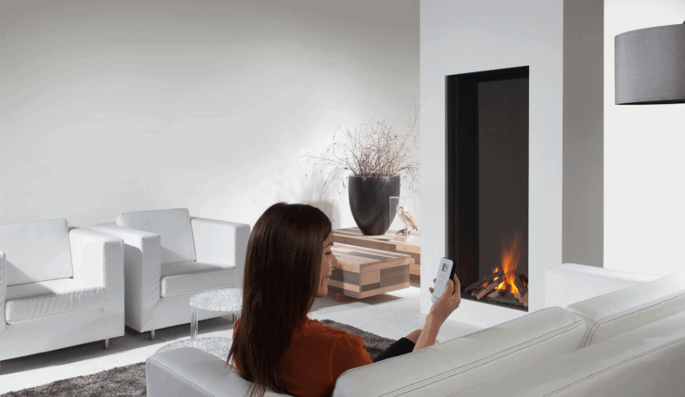 Sky T Luxurious Gas Fireplace