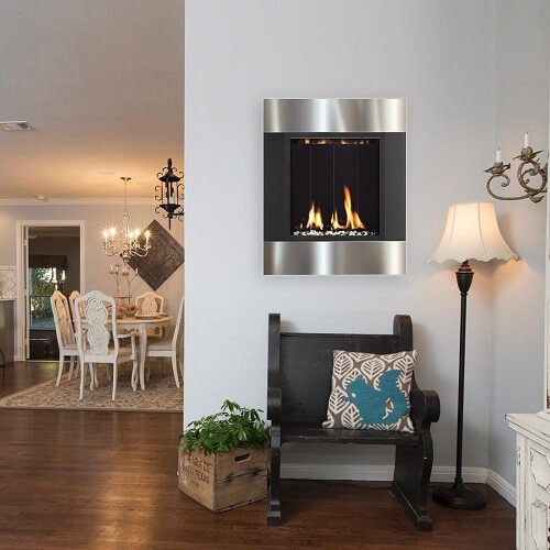SÓLAS ONE6 Wall Mount Direct Vent Gas Fireplace (2)