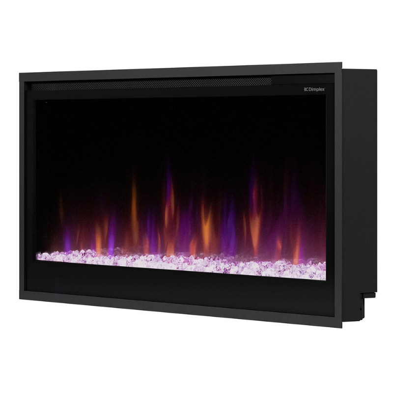 This sleek and stylish fireplace is perfect for smaller spaces like condos or townhouses.